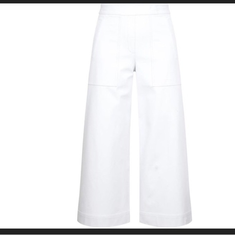 Spanx cropped wide leg pants